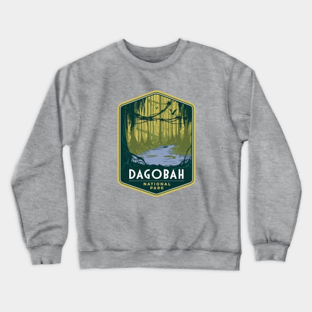 Dagobah National Forest Crewneck Sweatshirt by MindsparkCreative